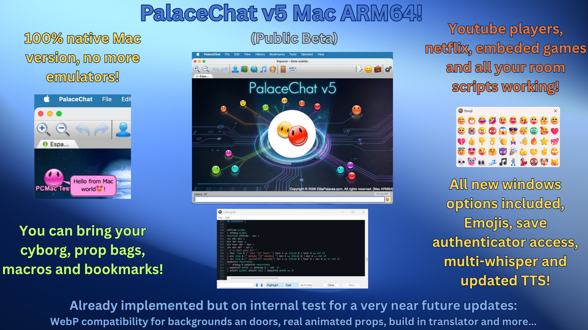 PalaceChat5 for Mac is out!